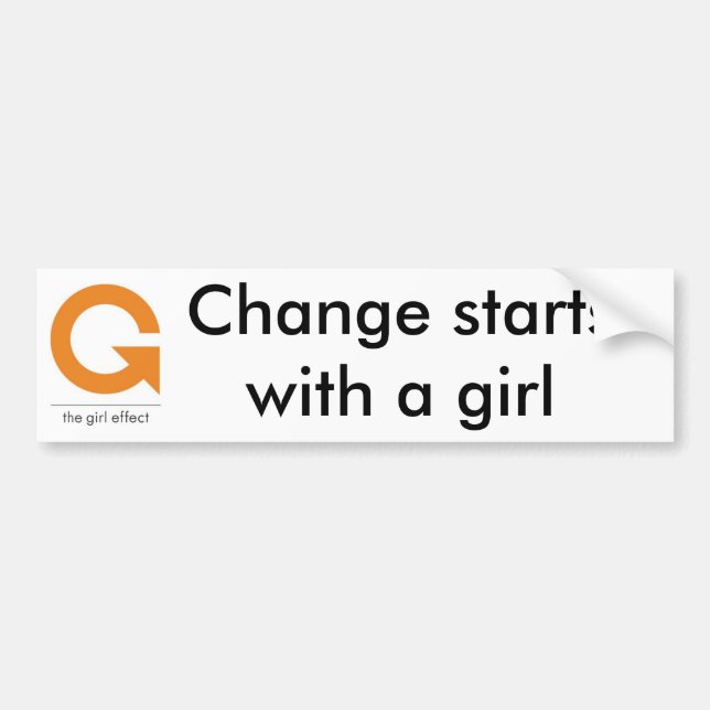 Bumper Sticker - Change (Front)