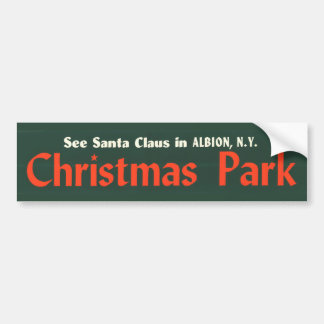 bumper-sticker---christmas-park bumper sticker