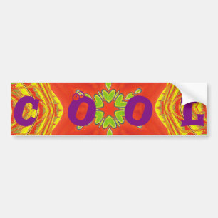 Bumper Sticker  Cool car Template