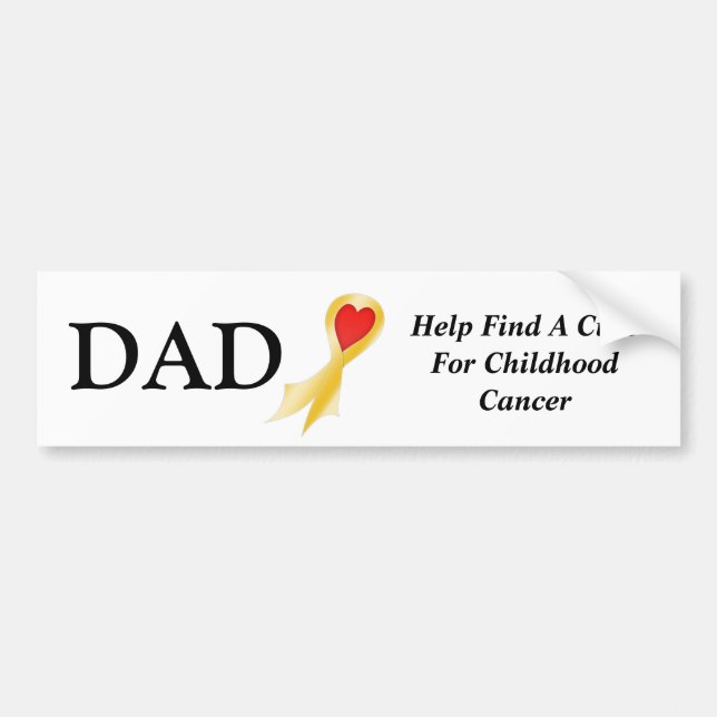Bumper Sticker, Dad Sticker (Front)