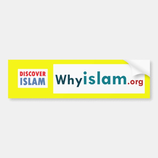 Bumper Sticker Discover Islam (15) (Front)