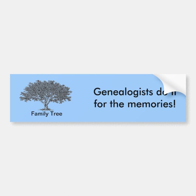 Bumper Sticker - Family Tree (Front)