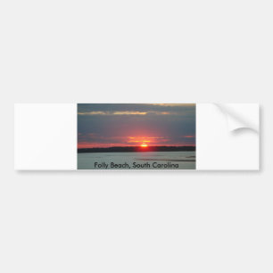 Bumper Sticker, Folly Beach, South Carolina Sticker