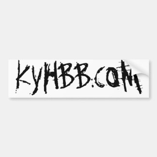 BUMPER STICKER FOR THE ROAD RAGING ASSHOLE