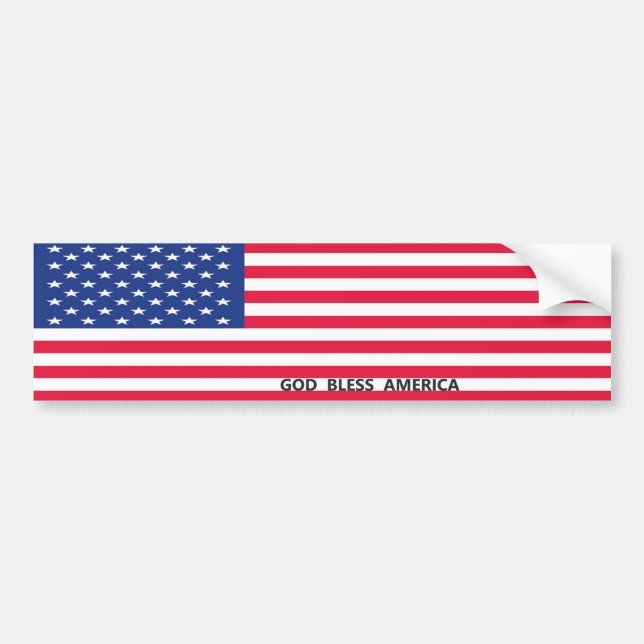 Bumper Sticker - God Bless America (Front)
