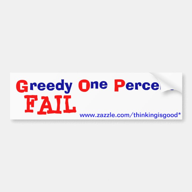 Bumper Sticker - GOP - FAIL (Front)