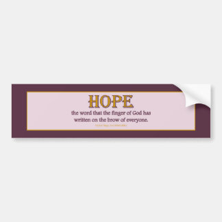 Bumper Sticker: Hope Sticker
