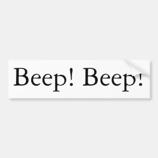 Bumper Sticker Horn - Beep! Beep!
