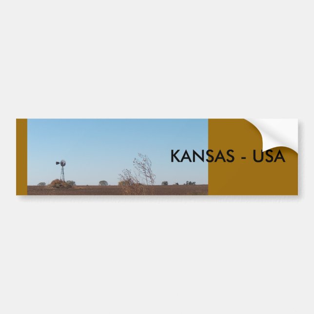 Bumper Sticker/Kansas Sticker (Front)