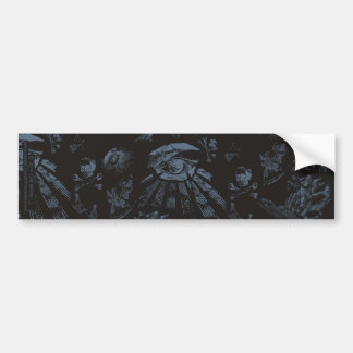 Bumper Sticker Masonic Fantasy Blue