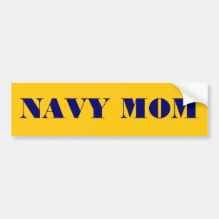 Bumper Sticker Navy Mum