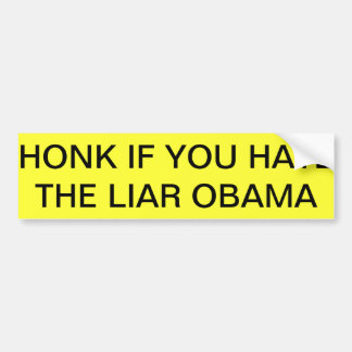 Bumper Sticker obama haters and proud of it!
