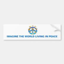 BUMPER STICKER ~  PEACE