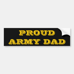Bumper Sticker Proud Army Dad