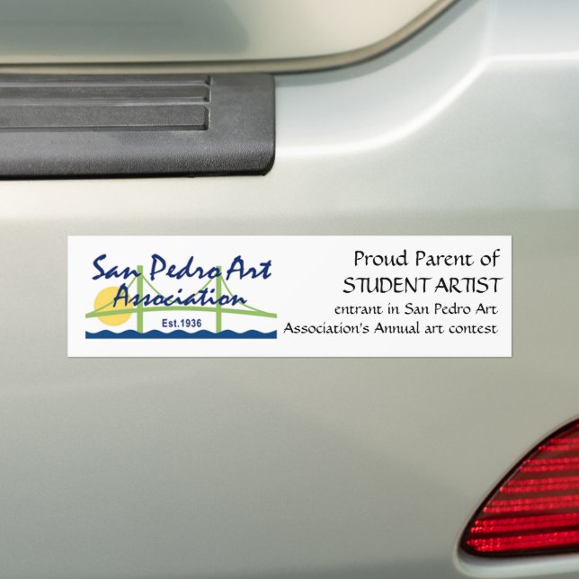 Bumper Sticker - Proud Parent (On Car)