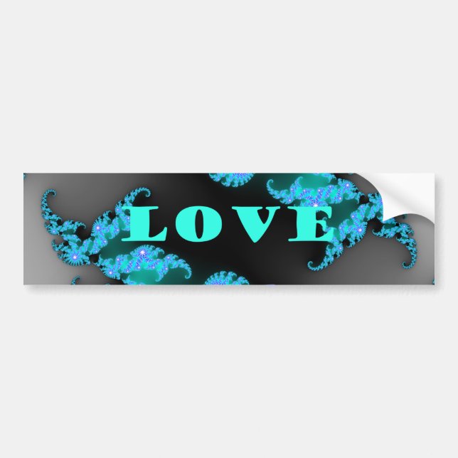 Bumper Sticker Pure Love Template Car (Front)