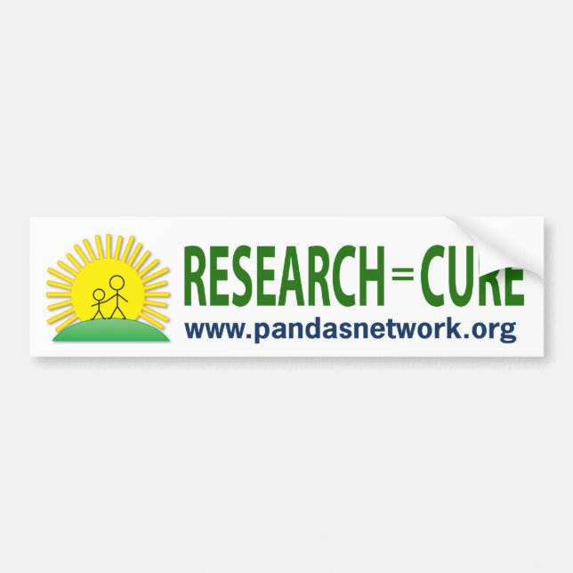 Bumper Sticker: Research = Cure Bumper Sticker (Front)
