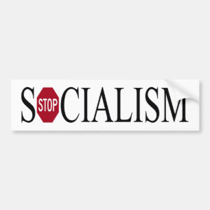bumper sticker - stop socialism