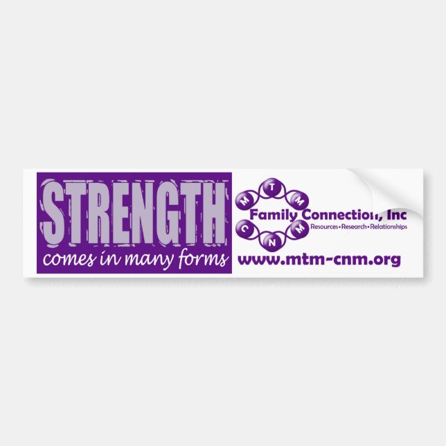 Bumper Sticker Strength Has Many Forms (Front)