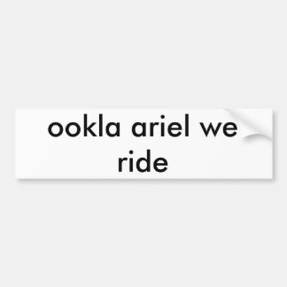 Bumper Sticker Template
