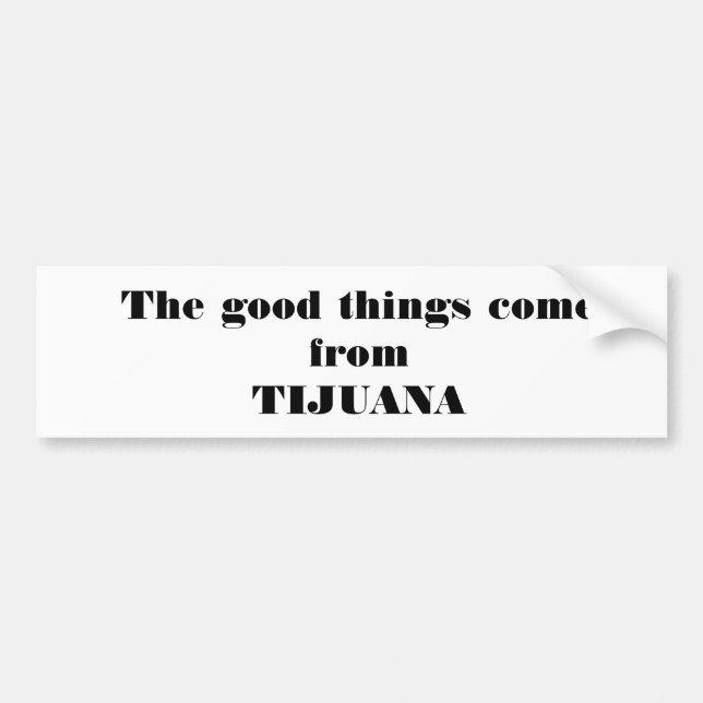 Bumper Sticker Template (Front)