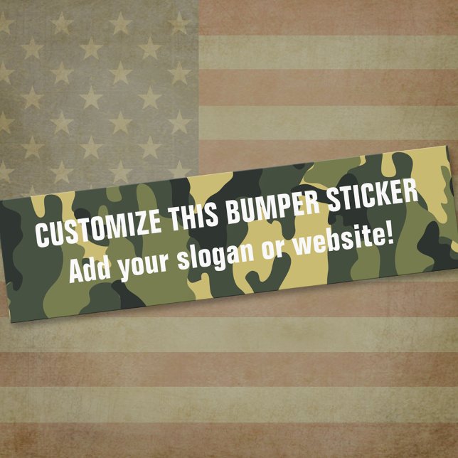 Bumper Sticker Template (Bumper Sticker)