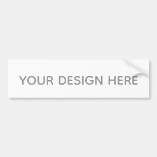 Bumper Sticker Template