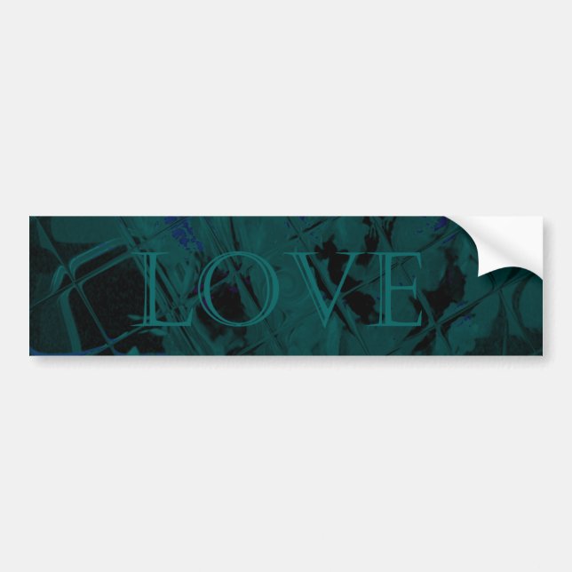 Bumper Sticker Template Car Love (Front)