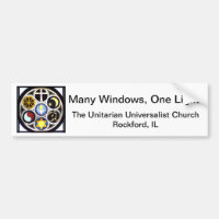 Bumper Sticker The Unitarian Universalist Church