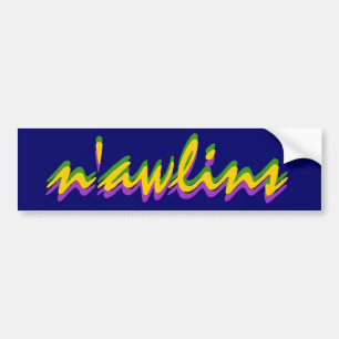 Bumper Sticker Visual NOLA New Orleans n'awlins