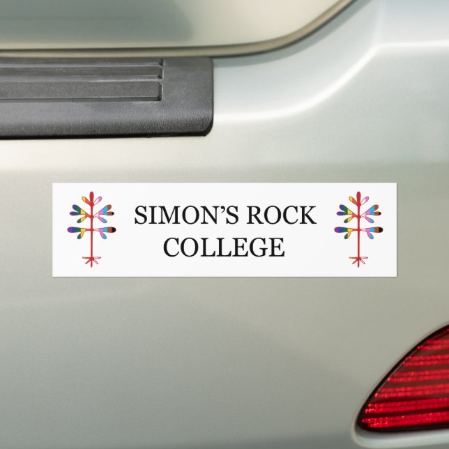 Bumper Sticker with Black SRC & Pride Saplings (On Car)
