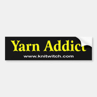 Bumper Sticker - Yarn Addict