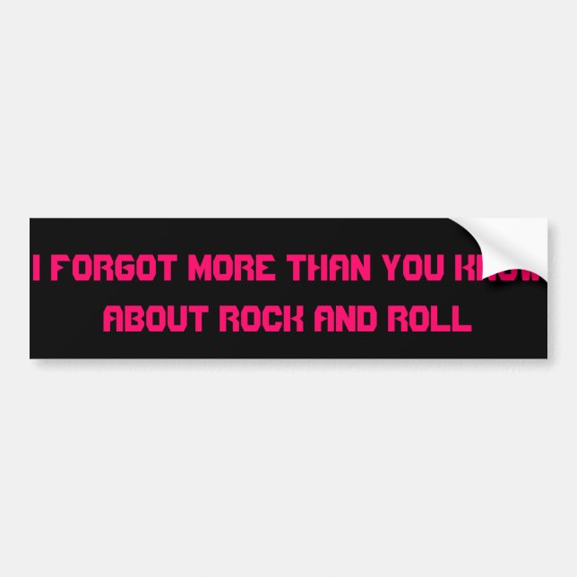 Bumper Stickers (Front)