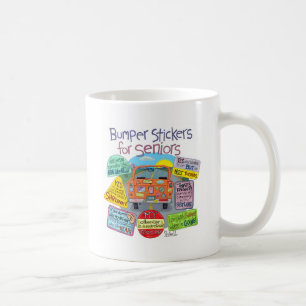 Bumper Stickers For Seniors Cartoon Coffee Mug