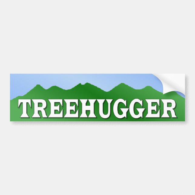 BUMPER treehugger Sticker (Front)