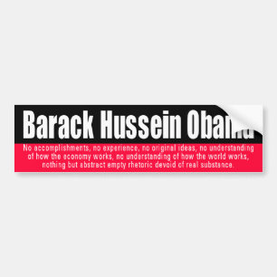 BUMPER Z obama 987 Sticker