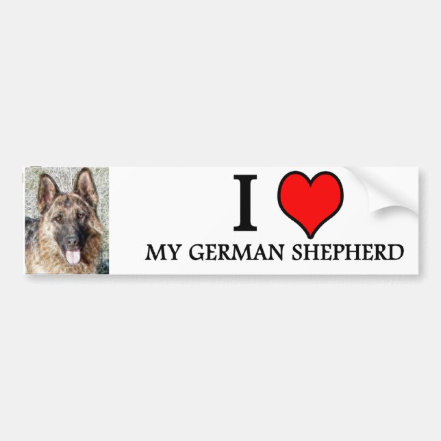 bumpersticker GERMAN SHEPHERD Bumper Sticker (Front)