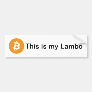 Bumpersticker - This is my Lambo Bumper Sticker