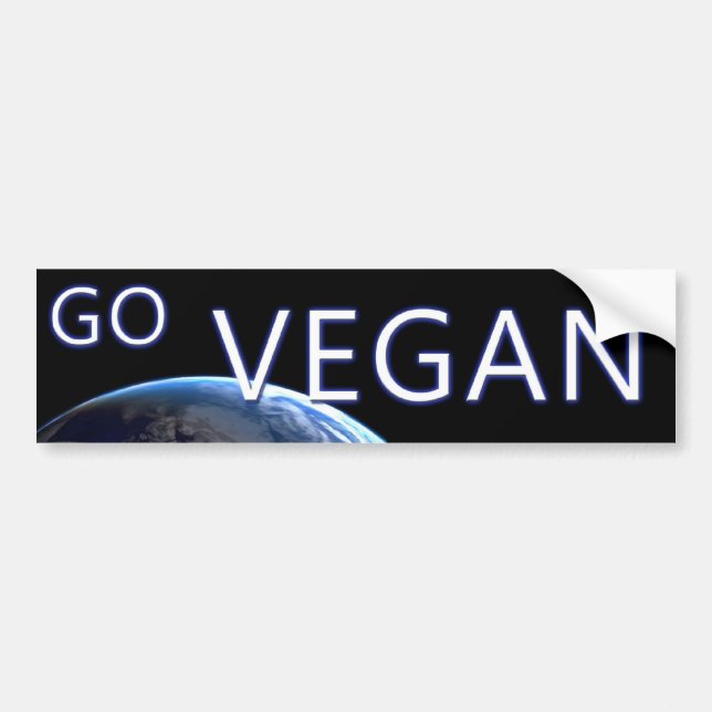 bumpersticker-VEGAN2 Bumper Sticker (Front)