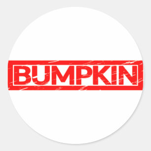 Bumpkin Stamp Classic Round Sticker