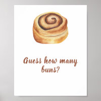 Bun cinnamon - Guess how many buns