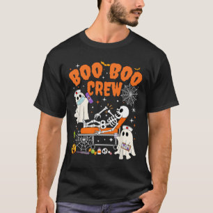 Bun Hair Skeleton Sewer Quilter Halloween Sew Wome T-Shirt
