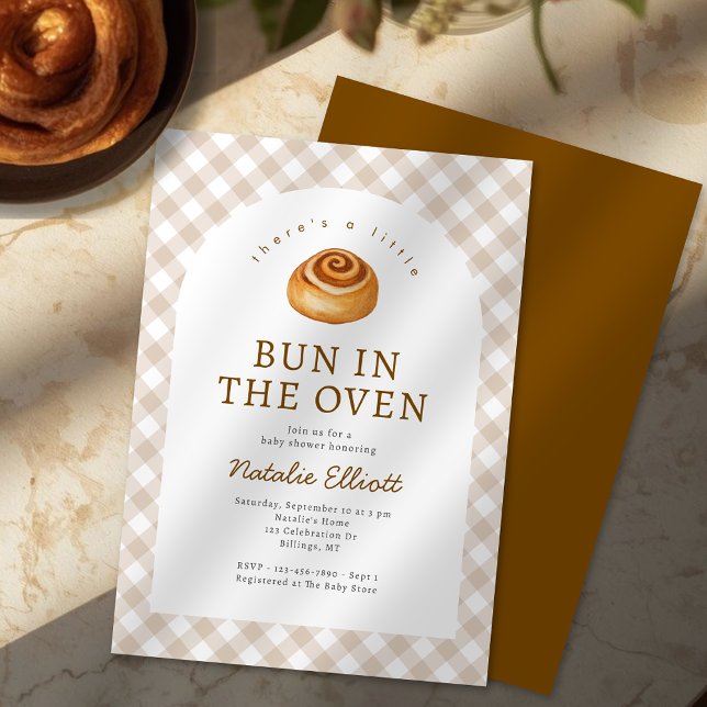 Bun In The Oven Baby Shower Invitation (Creator Uploaded)