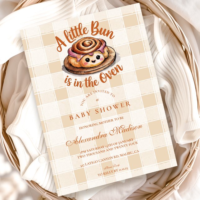 Bun in the Oven Baby Shower Invitation (Creator Uploaded)