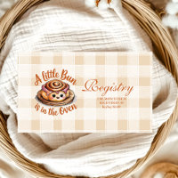 Bun in the Oven Baby Shower Registry