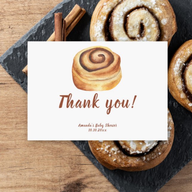 Bun in the oven Baby Shower Thank you (Creator Uploaded)