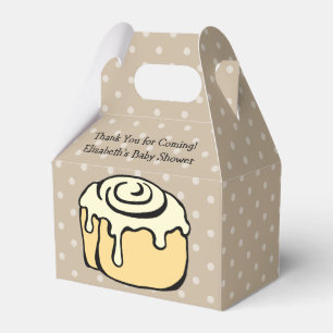 Bun in the Oven Cute Modern Baby Shower Boy / Girl Favour Box