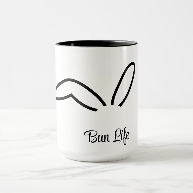 Bun Life Rabbit Humour Mug  (Center)