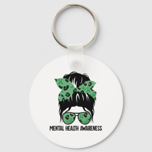 Bun Mental Health Awareness Mental Health Problems Key Ring