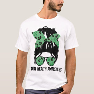 Bun Mental Health Awareness Mental Health Problems T-Shirt